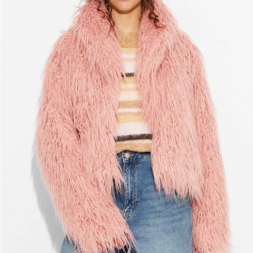 Wild Fable Blush Teddy Jacket